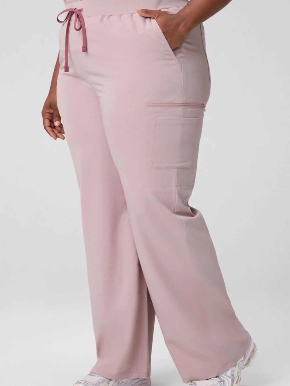 Fabletics Blush Wide-Leg Cargo Lounge Pants